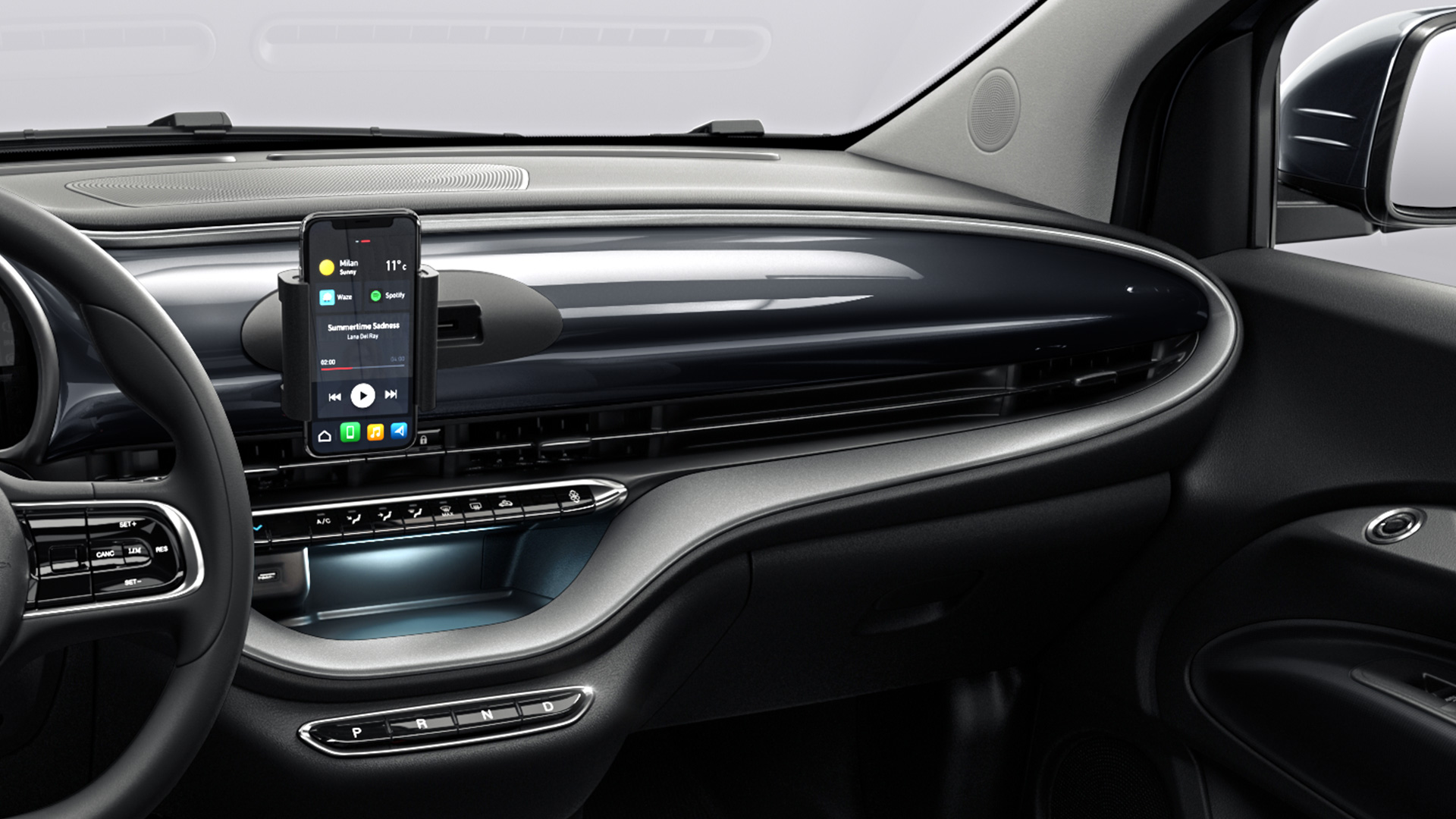 BLACK PAINTED DASHBOARD