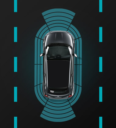 DRONE VIEW (360° PARKING SENSORS)