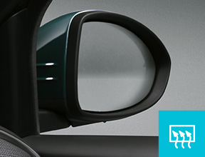ELECTRICALLY ADJUSTABLE DOOR MIRRORS WITH DEFROST FUNCTION